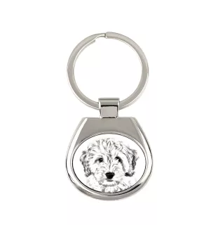 Cockapoo - Schlüsselanhänger mit Hund, Anhänger mit Aufdruck, personalisierter Anhänger der Marke Art-Dog