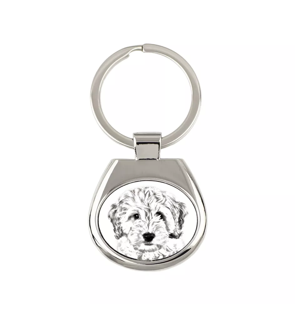 Cockapoo, Cockerpoo, Cockerdoodle - keychain with a dog, keychain with a print, personalized pendant from the Art-Dog brand