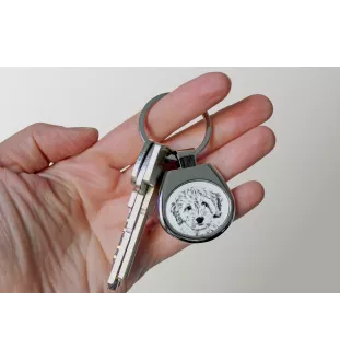 Cockapoo, Cockerpoo, Cockerdoodle - keychain with a dog, keychain with a print, personalized pendant from the Art-Dog brand
