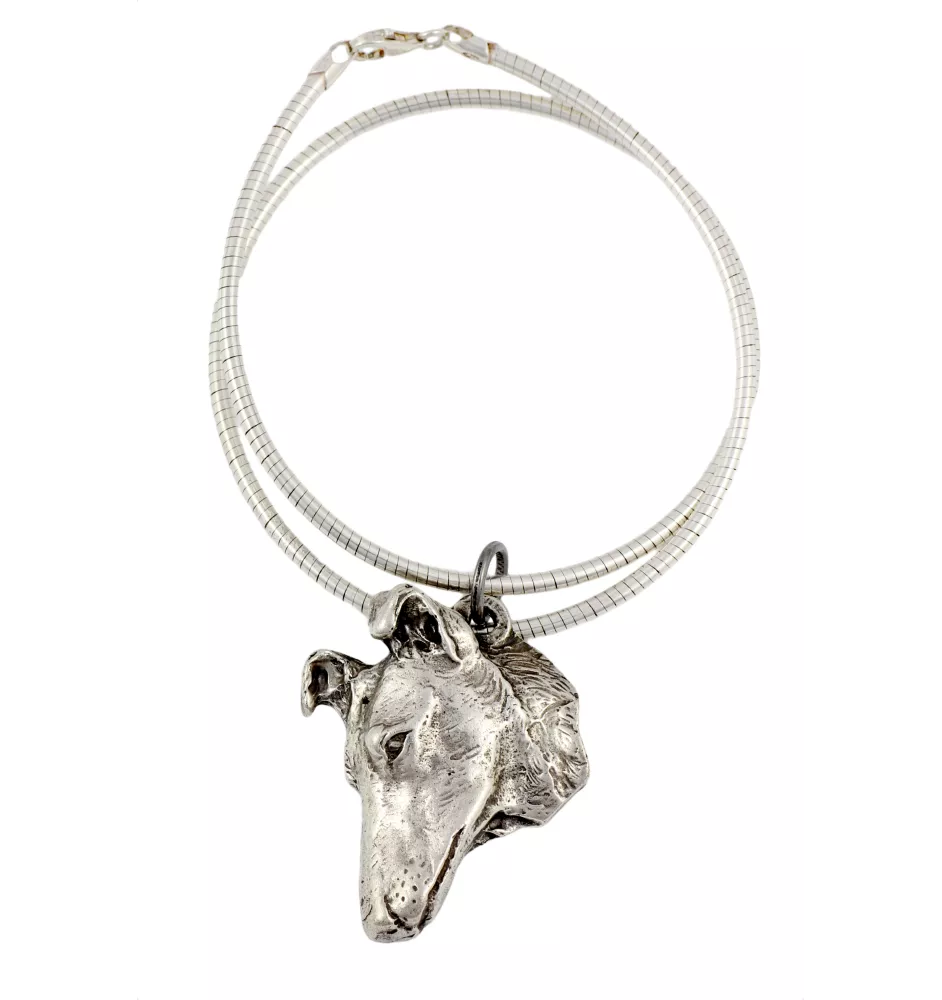 Kurzhaarcollie, Kurzhaariger Schottischer Schaferhund - Hundehalsband, einzigartiger Schmuck für den Hundefan, einzigartiger Kreuzotter-Anhänger der Marke Art-Dog