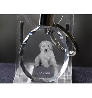 Cockapoo brelok do kluczy owalny z koniem Art-Dog
