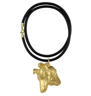 Kurzhaarcollie, Kurzhaariger Schottischer Schaferhund - Hundehalsband, vergoldeter Anhänger für Hundefans, einzigartiger Schmuck der Marke Art-Dog