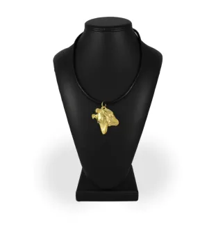 Collie Smooth - Dog necklace, gold-plated pendant for dog fan, unique jewellery by Art-Dog brand