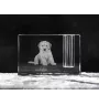 Cockapoo - Stifthalter, Kristallorganizer mit Hundefoto, einzigartige Schreibtischdekoration der Marke Art-Dog