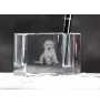 Cockapoo, Cockerpoo, Cockerdoodle - Pen stand, crystal organiser with dog photo, unique desk decoration by Art-Dog brand