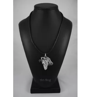 Collie Smooth - Dog necklace in gift box, silver-plated locket for dog fan, striking pendant by Art-Dog brand