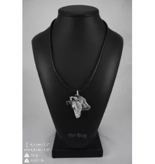 Collie Smooth - Dog necklace in gift box, silver-plated locket for dog fan, striking pendant by Art-Dog brand