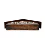 Collie Smooth - wooden stand with bowls for a dog, decorative dog bowls, a gift for adopting a dog from the Art-Dog brand