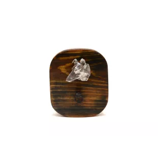 Owczarek szkocki krótkowłosy wieszak drewniany pojedynczy Art-Dog