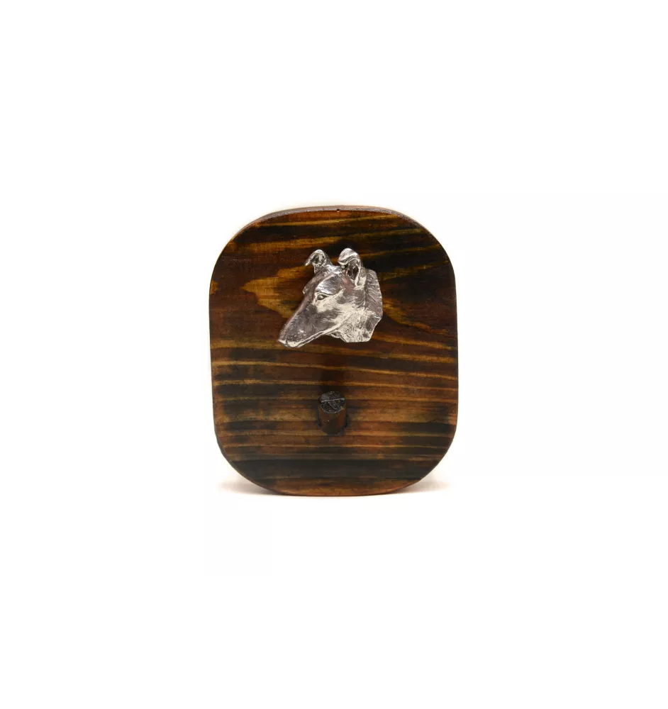 Collie à poil court, Colley à poil court - porte-clés, porte-clés avec chien pour les médailles, crochet pour les clés de la marque Art-Dog