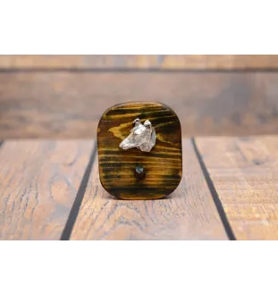 Collie à poil court, Colley à poil court - porte-clés, porte-clés avec chien pour les médailles, crochet pour les clés de la marque Art-Dog