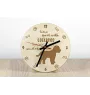 Cockapoo, Cockerpoo, Cockerdoodle - clock with a dog, wooden clock, wall clock for dog lovers, clock for desk and shelf, Art-Dog