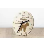 Cockapoo, cock-a-poo, cockerpoo, spoodle - horloge avec chien, horloge en bois, horloge murale pour les amoureux des chiens, horloge de bureau et étagère, Art-Dog