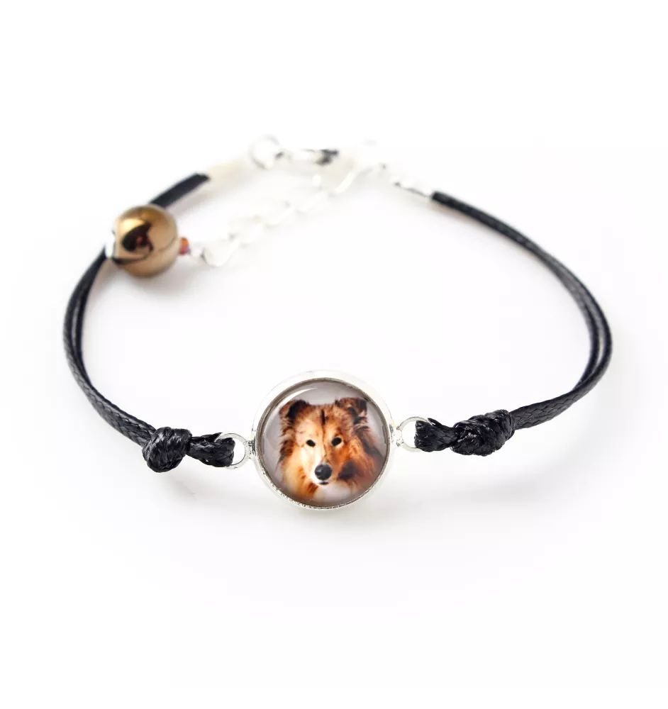 Langhaarcollie, Langhaariger Schottischer Schaferhund - Armband mit Ihrem Foto handgefertigt, einzigartiger Schmuck der Marke Art-Dog