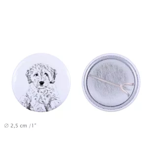 Cockapoo przypinka z psem mała Art-Dog
