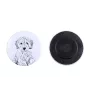 Cockapoo, cock-a-poo, cockerpoo, spoodle - aimant avec un œil de chien, exceptionnellement léger, aimant puissant, produit fabriqué à la main par la marque Art-Dog