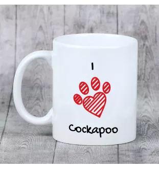 Cockapoo - Tasse mit Hund, entzückende Tasse mit Grafik, Geschenk mit Ihrem Foto von der Marke Art-Dog