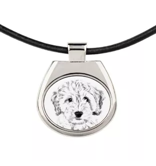 Cockapoo zawieszka naszyjnik z psem Art-Dog