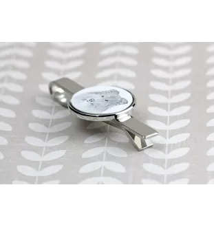 Collie Rough, Long-Haired Collie - tie clip with a dog, personalized tie clip, a unique gift for a man from the Art-Dog brand
