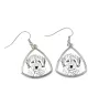Cockapoo, Cockerpoo, Cockerdoodle - dog earrings, hanging earrings with a picture, personalized jewelry with Art-Dog brand print