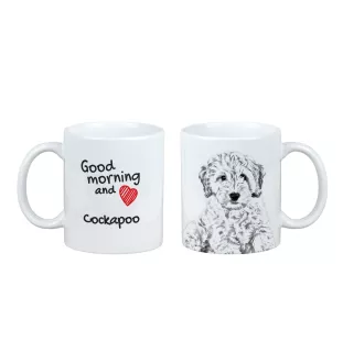 Cockapoo, Cockerpoo, Cockerdoodle - cup with a dog, cup with a photo, personalized gift from the Art-Dog brand