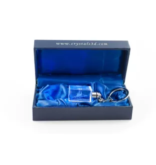 Owczarek szkocki długowłosy brelok kryształowy z psem Art-Dog