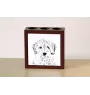 Cockapoo - Stifthalter mit Hund, Schreibtischorganizer mit Aufdruck, personalisierte Schreibtischdekoration der Marke Art-Dog