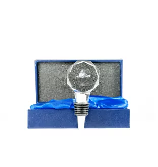 Langhaarcollie, Langhaariger Schottischer Schaferhund - Flaschenverschluss, Weinverschluss aus Kristall mit Foto, personalisiertes Geschenk für Barkeeper der Marke Art-Dog