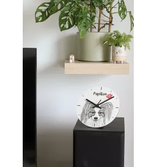Cockapoo, Cockerpoo, Cockerdoodle - wall clock with a dog, shelf clock with a print, personalized home decoration from the Art-Dog brand