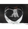 Cockapoo serce kryształowe z psem Art-Dog