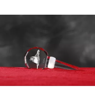 Langhaarcollie, Langhaariger Schottischer Schaferhund - Kristallflaschenverschluss, einzigartiger Weinverschluss mit Foto, personalisiertes Geschenk für Sommelier der Marke Art-Dog