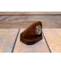 Collie Rough, Long-Haired Collie - wooden candle holder with a dog, tealight holder, a memorial place for a dog by Art-Dog brand