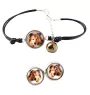 Langhaarcollie, Langhaariger Schottischer Schaferhund - Schmuckset mit Ihrem Foto, Schmuckstück für Frauen, handgefertigtes Produkt, handgefertigtes Produkt mit Leidenschaft für die Marke Art-Dog.