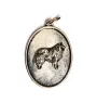Langhaarcollie, Langhaariger Schottischer Schaferhund - Halskette mit Hund, Anhänger für Hundemama, einzigartiger Schmuck der Marke Art-Dog