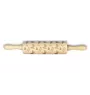 Collie Rough, Long-Haired Collie - rolling pin for dough with a dog, patterned rolling pin for ceramics, a gift for a cook from the Art-Dog brand