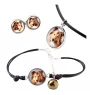 Langhaarcollie, Langhaariger Schottischer Schaferhund - Schmuckset in einer Schachtel, Halskette, Ohrringe, Armband, Produkte der Marke Art-Dog