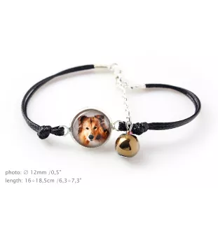 Langhaarcollie, Langhaariger Schottischer Schaferhund - Schmuckset mit Ihrem Foto, handgefertigtes Set, Armband und Halskette von Art.-Dog.