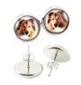 Langhaarcollie, Langhaariger Schottischer Schaferhund - Ohrringe in einer Schachtel, Ihr Foto, handgefertigter Schmuck, Eigenmarke von Art-Dog.