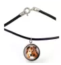 Langhaarcollie, Langhaariger Schottischer Schaferhund - Halskette in einer Schachtel, elegante Verzierung, Anhänger der Marke Art-Dog