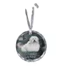 Coton de Tulear, Baumwollhund - Kristallkugel mit Foto, Hundebild im Kristall, personalisierter Christbaumschmuck von Art-Dog.