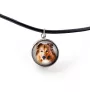 Collie à poil long, Colley à poil long, berger écossais - collier dans une boîte, élégant bijou, pendentif de la marque Art-Dog