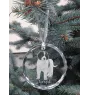 Tornjak, Berger de Bosnie-Herzégovine et de Croatie - boule de Noël en cristal avec une photo, photo de chien dans le cristal, décoration personnalisée pour sapin de Noël de la marque Art-Dog
