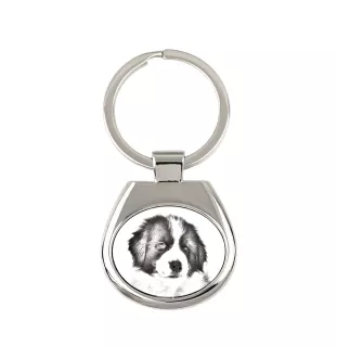 Tornjak, Bosnian And Herzegovinian - Croatian Shepherd Dog - keychain with a dog, keychain with a print, personalized pendant from the Art-Dog brand