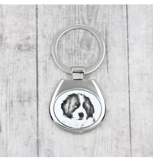 Tornjak, Bosnian And Herzegovinian - Croatian Shepherd Dog - keychain with a dog, keychain with a print, personalized pendant from the Art-Dog brand
