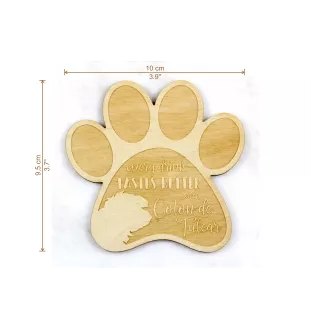 Coton de Tulear, Baumwollhund - Tasse Untersetzer, graviert Untersetzer mit Hund, Geschenk für Hundeliebhaber von Art-Dog Marke