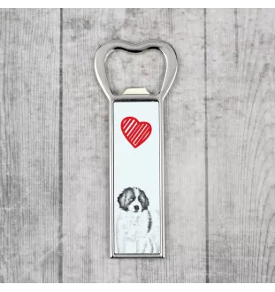 Tornjak, Bosnisch-herzegowinischer - kroatischer Schäferhund - Flaschenöffner mit Hund, personalisierter Flaschenöffner für den Kühlschrank, ein einzigartiges Geschenk für Männer von der Marke Art-Dog