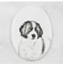 Tornjak, Berger de Bosnie-Herzégovine et de Croatie - une plaque commémorative avec une photo de chien, une plaque funéraire avec une impression, une plaque ovale personnalisée de la marque Art-Dog