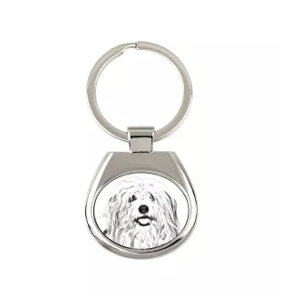 Coton de Tulear, Baumwollhund - Schlüsselanhänger mit Hund, Anhänger mit Aufdruck, personalisierter Anhänger der Marke Art-Dog