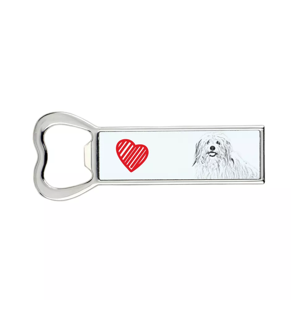 Coton de Tulear, Baumwollhund - Flaschenöffner mit Hund, personalisierter Flaschenöffner für den Kühlschrank, ein einzigartiges Geschenk für Männer von der Marke Art-Dog