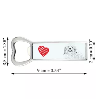 Coton de Tulear - ouvre-bouteille avec chien, ouvre-bouteille personnalisé pour réfrigérateur, cadeau unique pour homme de la marque Art-Dog